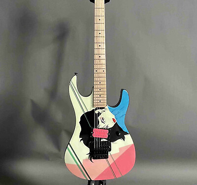 #ad Factory B C Rich Gunslinger Hand painted Multicolored Beauty Electric Guitar $272.38
