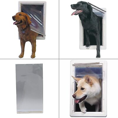 #ad 9.75 in. x 17 in. Large Single Replacement Flap for Ruff Weather Dog and Pet $47.97