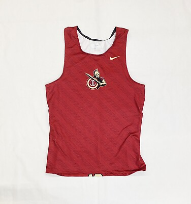 #ad Nike John#x27;s Creek Gladiators Muscle Running Singlet Men#x27;s L Red Tank CV3073 $11.03