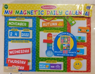 #ad Melissa amp; Doug My First Daily Magnetic Calendar for kids $19.90