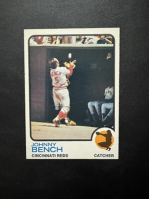 #ad 1973 TOPPS #380 JOHNNY BENCH HOF CIN REDS— STRONG CORNERS💥*** wph $75.00