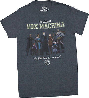 #ad Vox Machina New Adult T Shirt Cast Worst Team Ever Assembled $26.98