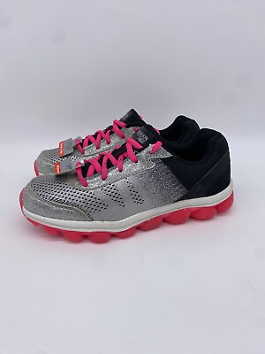 #ad Danskin Shoes Women 4 Grey Black Memory Foam Lace Up Tennis Athletic Ladies NEW $19.00