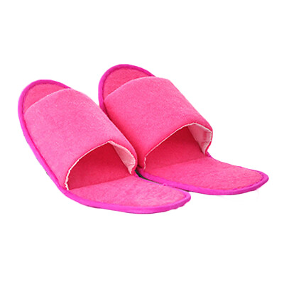 #ad For Travel Home Hotel SPA 1Pair Foldable Portable Indoor Soft Open Toe Slippers $4.19