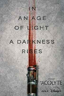 #ad Star Wars The Acolyte Double Sided Original 27x40 Teaser Poster Disney $15.99