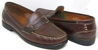 #ad Joseph H Banks Men s Brown Leather Penny Loafers Size 9M. $30.00