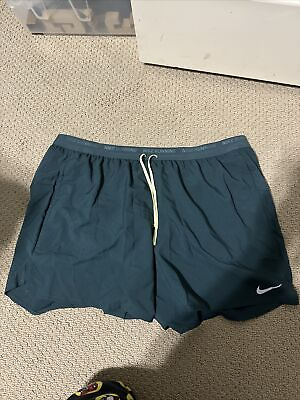 #ad nike running shorts 5 mens xxl Green Great Condition $23.00