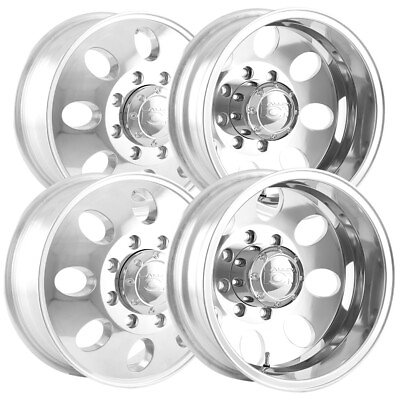 #ad Set of 4 Ion 167 Dually 16 Inch 8x170 Polished Wheels Rims $775.96