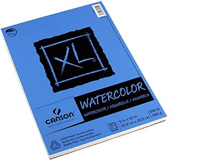 #ad Set of Two Canson XL Series Watercolor Textured Paper Pad 30 Sheet $22.50