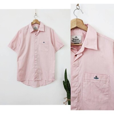 #ad Vivienne Westwood powdery pink button down shirt $48.00