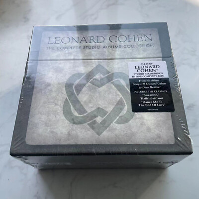 #ad Leonard Cohen Complete Studio CD 15 Album Collection New and Sealed Box Set $69.98
