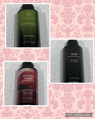 #ad Bath amp; Body Works Men#x27;s Collection Body Spray 3.7 oz Fragrance Mist You Pick New $13.99