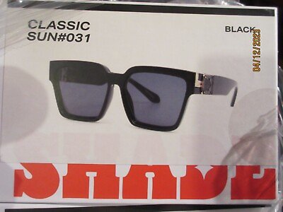 #ad #ad Brand New in Box MAD SHADE Designer Sunglasses Classic Retro SUN S 31 Black $7.55