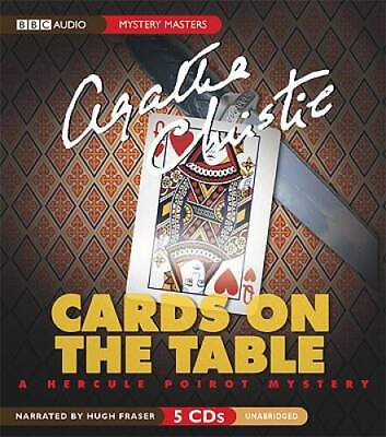 #ad Cards on the Table: A Hercule Poirot Mystery Audio CD VERY GOOD $13.88
