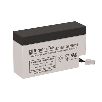 #ad SigmasTek SP12 0.8 WL SLA AGM Battery Replacement for Best Battery SLA1208 $19.95