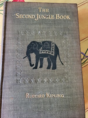 #ad The Second Jungle Book Early US Edition by Rudyard Kipling 1895 $229.00