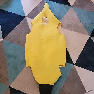 #ad Banana Costume Halloween Yellow Rasta Impasta Hooded Fruit Polyester $15.00