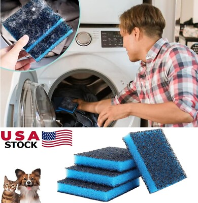 #ad 5× Pet Hair Remover Reusable for Washing Machine Laundry Dog cat Hair Catcher US $8.29