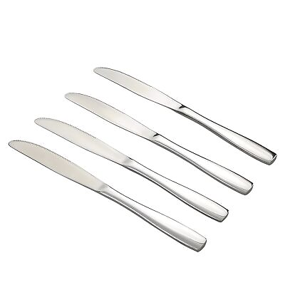 #ad 16 Piece Stainless Steel Dinner Knives Set $35.56