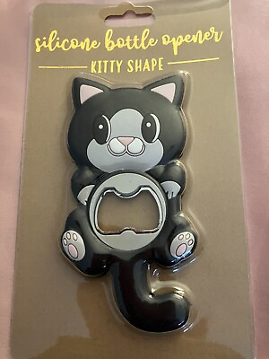 #ad Kitty Shape Home Silicone Official Bottle Opener TMD $9.00
