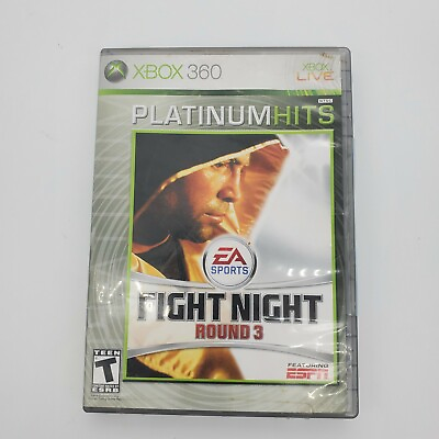 #ad Fight Night Round 3 Microsoft Xbox 360 2006 Free Fast Shipping $8.99