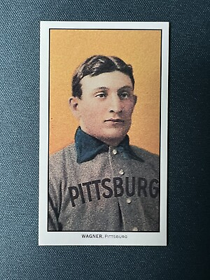 #ad *1995 REPRINT* 1909 T206 HONUS WAGNER ROOKIE TOBACCO CARD PIEDMONT CIGARETTES AD $2.00