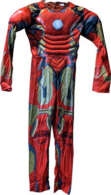 Kid#x27;s Iron Man Costume Multiple Sizes Brand New FAST SHIPPING FOR HALLOWEEN $10.00