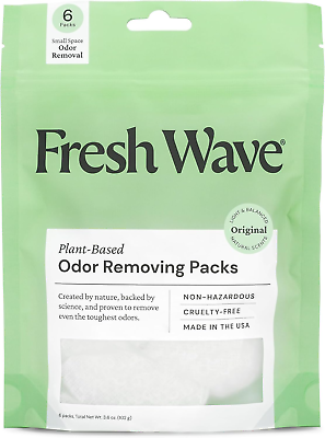 #ad Odor Eliminating amp; Deodorizing Packs Bag of 6 Safer Odor Relief for Small Sp $14.12