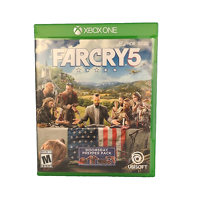 #ad Far Cry 5 Xbox One 2018 Complete Microsoft no Manuel $9.89