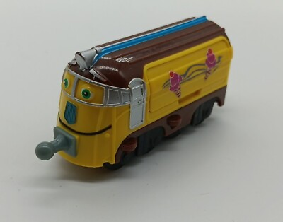 #ad Chuggington TOMY Frostini Toy Train Car Plastic Diecast Yellow $4.17