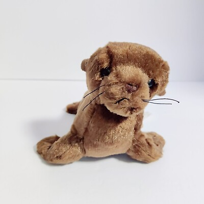 #ad Aurora Mini Flopsie California Sea Lion Stuffed Animal Plush 8quot; Brown Realistic $7.99