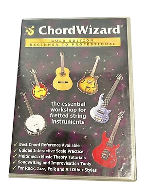 #ad Chord Wizard Gold Edition Beginner To Professional Guitar And String Instruments $24.99