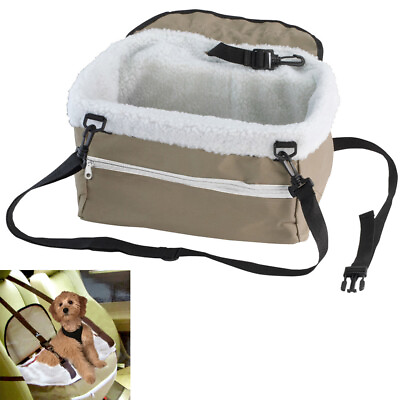 Pet Booster Seat Lookout Car Safety Dog Carrier Leash Belt Adjustable Travel $32.99