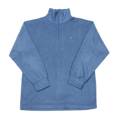 #ad SERGIO TACCHINI Fleece 1 4 Zip Large Sweatshirt Pullover Top Base Jumper $15.58