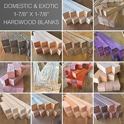 #ad Domestic amp; Exotic Turning Blanks 1pc 2pc 4pc 6pc Packs 30 48quot; Lengths $267.00