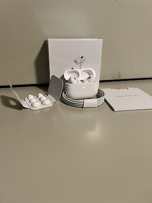 #ad Airpod Pro 2 with Magsafe Wireless Charging Case White $60.00