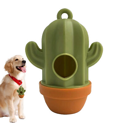 #ad Dog Poop Bag Dispenser Cactus Shape Poop Bags Dog Waste Bags Holder $7.64