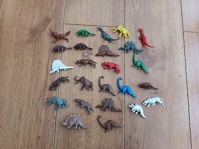 #ad Vintage Plastic Dinosaurs Hong Kong Toys Bundle GBP 13.00