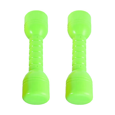 #ad 2 Pcs Children#x27;s Dumbbell Abs Fitness Kids Toys Plastic Barbell $8.15
