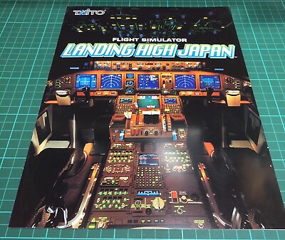#ad Taito Landing High Japan Jap Arcade Videogame Flyer Advert GBP 9.99