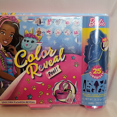 #ad Unicorn Fashion Color Reveal Barbie New Unused 25 Surprises 2020 $27.99