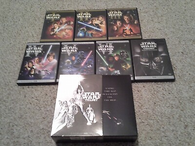 #ad Star Wars 1 thru 6 Prequel Trilogy DVD Set EXCELLENT Wide Screen Collection $32.95