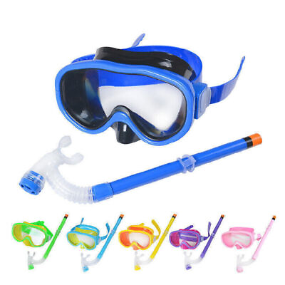#ad Diving Snorkel Set Scuba Swimming Goggles Snorkeling Equipment for Kids $14.62