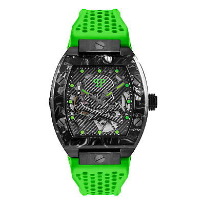 #ad Philipp Plein Wrist Watch PWBAA1022 the $ Keleton$Port master Automatic Neon $887.62
