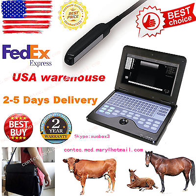 #ad VET Veterinary portable Ultrasound Scanner Machine For cow horse Animalrectal. $1349.00
