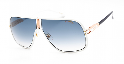 #ad Carrera Sunglasses FLAGLAB 11 0VK6 White Frame Blue Lens SPECIAL EDITION $59.99