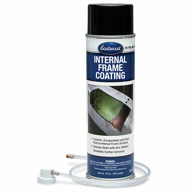 #ad Eastwood Internal Chassis Frame Green Coating Aerosol 14oz Spary Nozzle For Rust $39.99