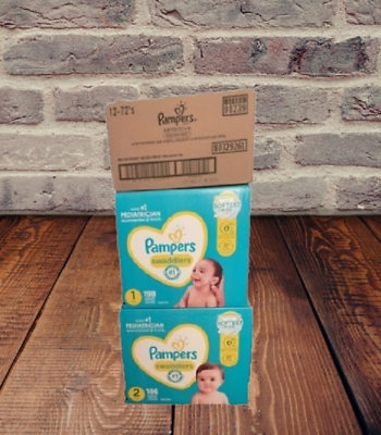 #ad Pampers Swaddlers Disposable Baby Diapers Newborn 1 2 3 4 5 6 7 ✅✅✅ $79.99