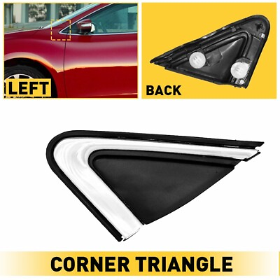 #ad New For Nissan Sentra 2013 19 Front Left Side Fender Corner Mirror Molding Black $10.44