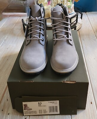 #ad Timberland Women#x27;s Heritage 6quot; Waterproof Medium Grey Floral Boots Sizes 6.5 $120.00